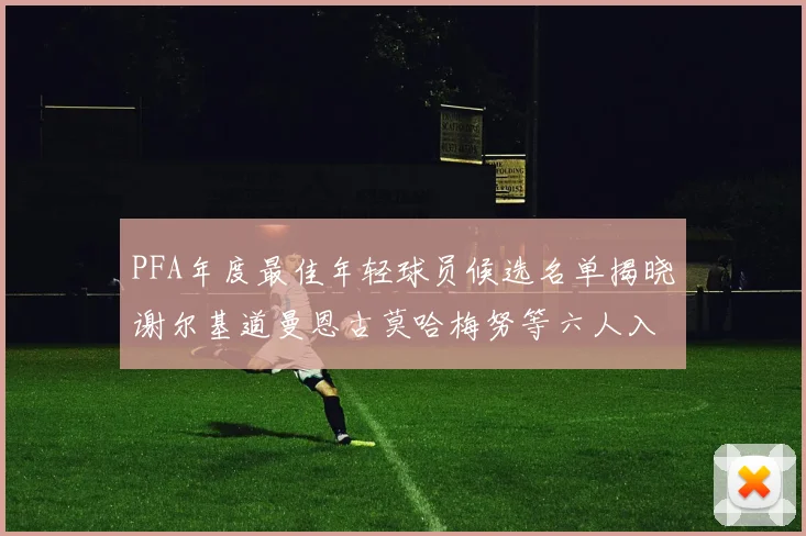 PFA年度最佳年轻球员候选名单揭晓谢尔基道曼恩古莫哈梅努等六人入围